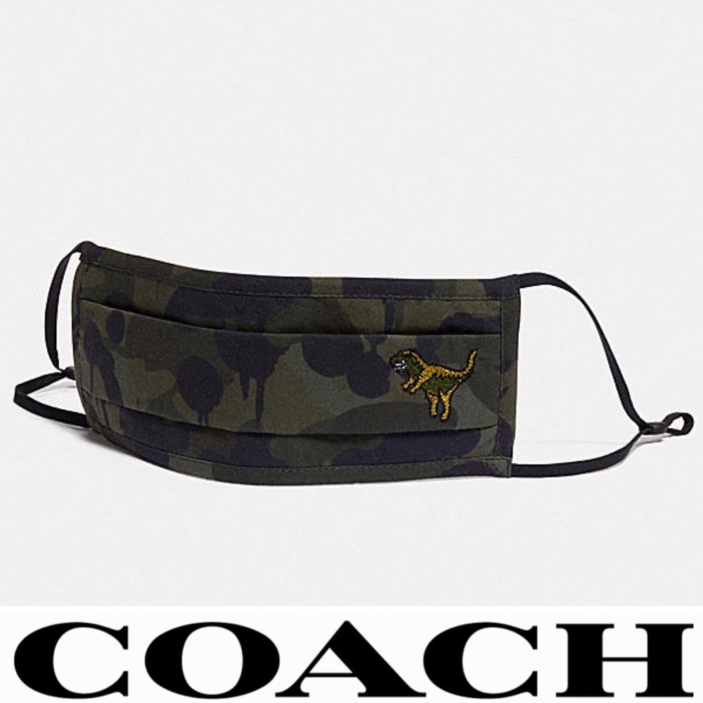 Coach Rexy Face Mask With Wild Beast Print
